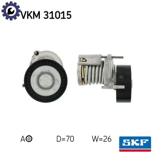 Belt tensioner vribbed - belt,