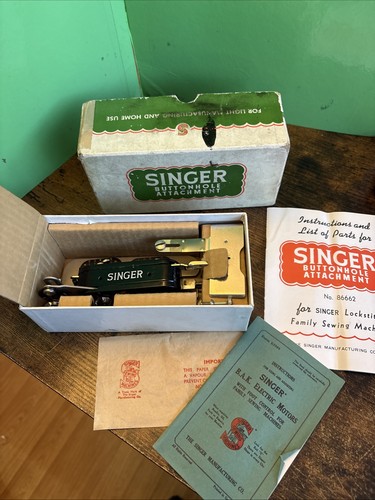 Singer buttonhole attachment - singer,