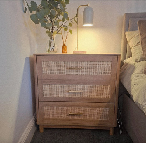 Modern chest drawer rattan - modern,
