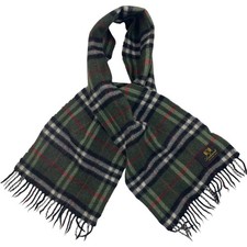 Lambswool Plaid Scarf 100%