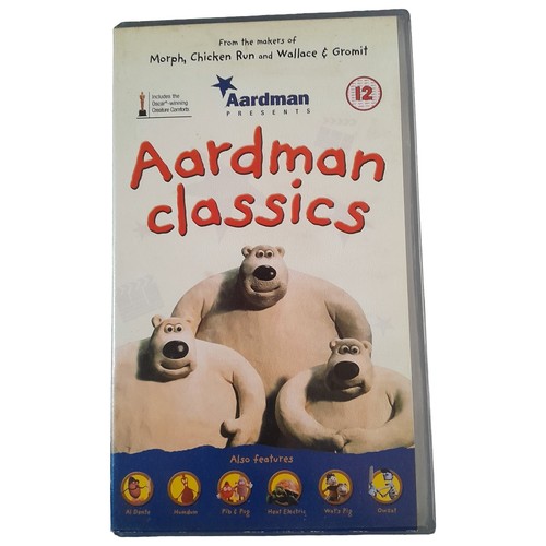 Aardman classics vhs video - aardman,