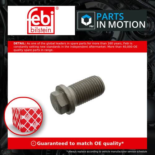 Sump plug 48899 febi - plug,