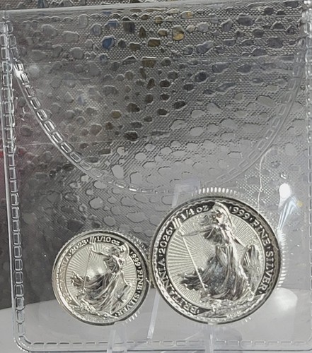 Britannia 999 silver and - britannia, 1/4