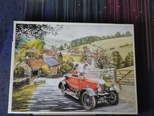 Vintage Halcyon Days Bull- Nose Morris Car 500 Piece Jigsaw Puzzle- New Sealed 