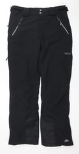 Trespass Men's Black M Snow Pants, Waterproof Ski Gear