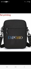 Emporio Black Crossbody Bag