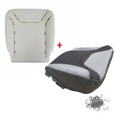 SEAT FOAM + COVER + CLIPS FOR RENAULT TRAFIC II / VAUXHALL VIVARO B 2001 - 2014