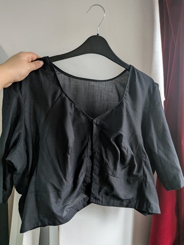 Indian blouse size 3xl - blouse, black