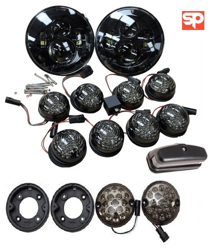 Rhd black smoked led - rhd,