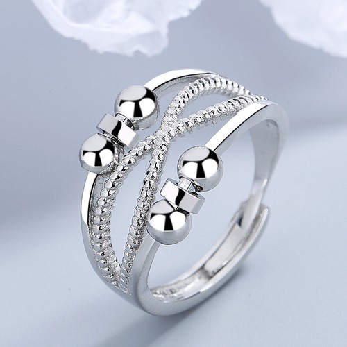 Unisex anti anxiety ring 925 - anti,