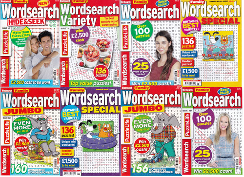 Wordsearch puzzle books - puzzle,