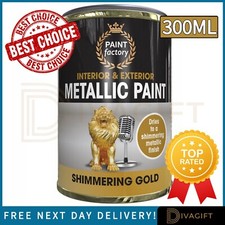 SHIMMERING GOLD METALLIC PAINT