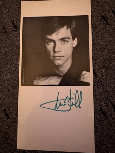 1982 mark hamill - signed, photo