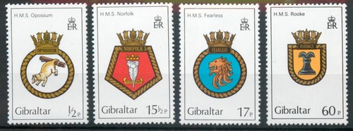 Gibraltar 1982 naval crests - 1982,
