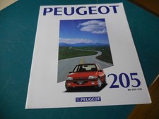 Peugeot 205 Japanese Brochure