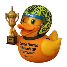 2025 Lando Norris - F1 British GP Champion Funny Ornament Resin Duck Figurine