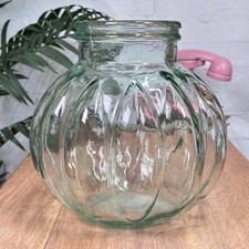 Large Vintage Green Glass Vase