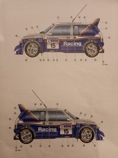 MG Metro 6R4 Rothmans Decals .