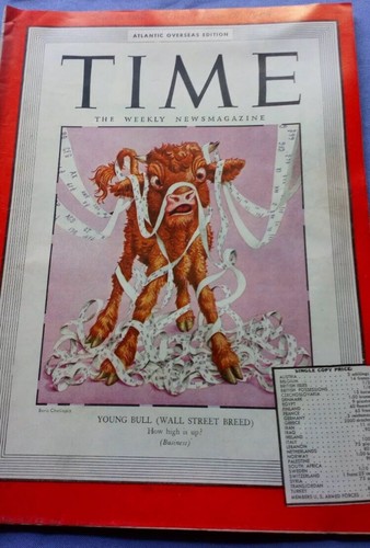 Time magazine 1948 young bull - time,
