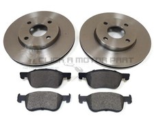 Front 2 Brake Discs And Pads For Ford Fiesta MK8 1.0T ST-Line 2018-2023