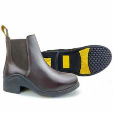 Gallop Elegance Leather Jodhpur Boots Brown