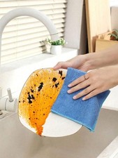 10pcs Bamboo Kitchen Dish Towels Non-Linting Non-Stick Oil Absorbent Cloths