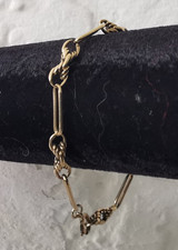 Vintage 9ct Gold Trombone Link