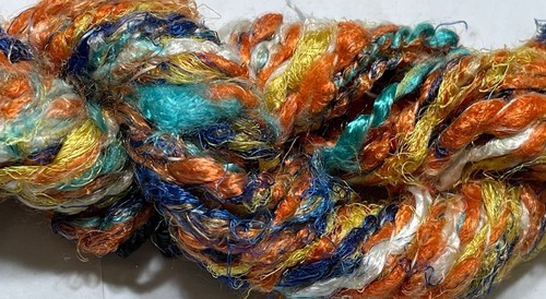 Hand dyed nepalese sari silk - hand,
