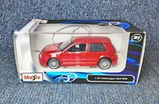 Boxed Maisto Red Volkswagen VW Golf R32 Diecast Model Car 1:24 Scale