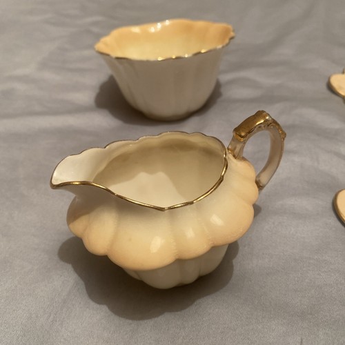 Victorian scallop teacup - victorian,