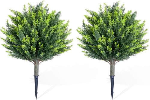 2pcs 5in artificial topiary - artificial,