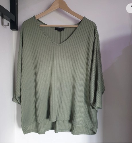 New look batwing ribbed top - look,
