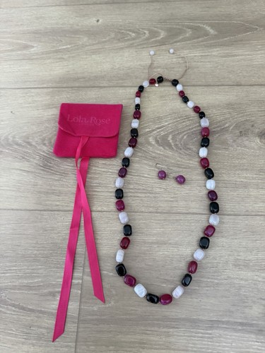 Lola rose necklace - rose, and
