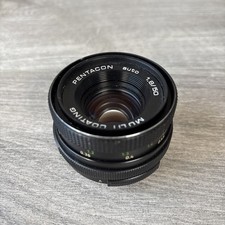 Pentacon Auto f1.8 50mm Prime Camera Lens - M42 Screw Mount - Working