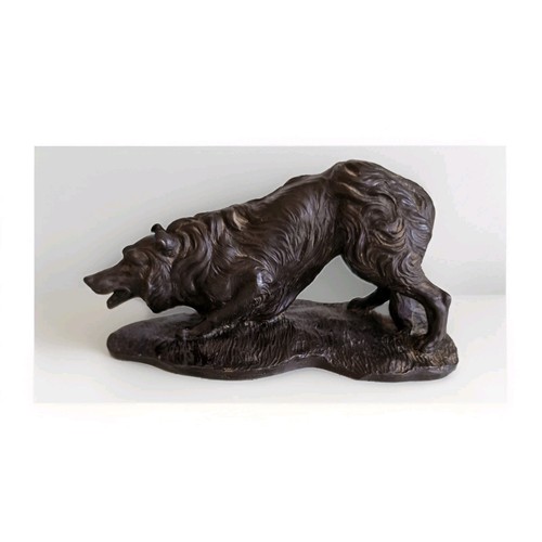 Bronze effect model figure of - figure,