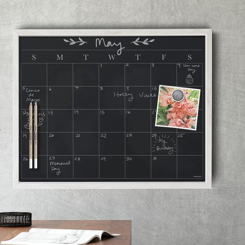 Chalkboard calendar magnetic - calendar,