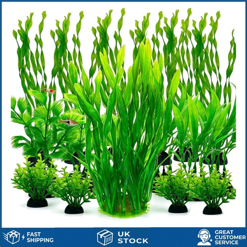 Lush green artificial aquarium - green,