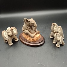 Small Country Artists Elephant 1994 Plus 2 Studio Art Elephants