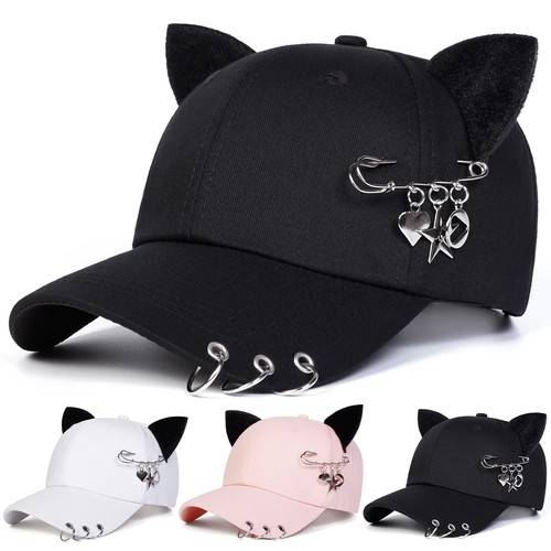 Unisex cat ear baseball cap - unisex,