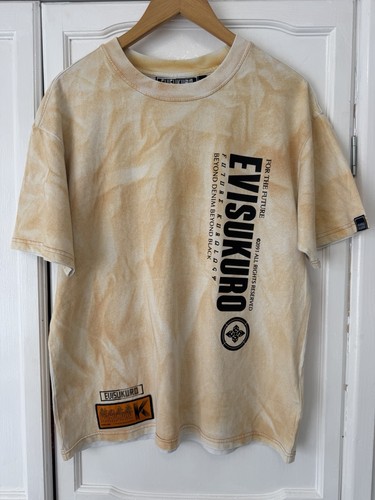 Evisu tan white tie - tan,