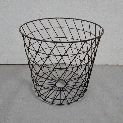 Black metal wire storage - metal,