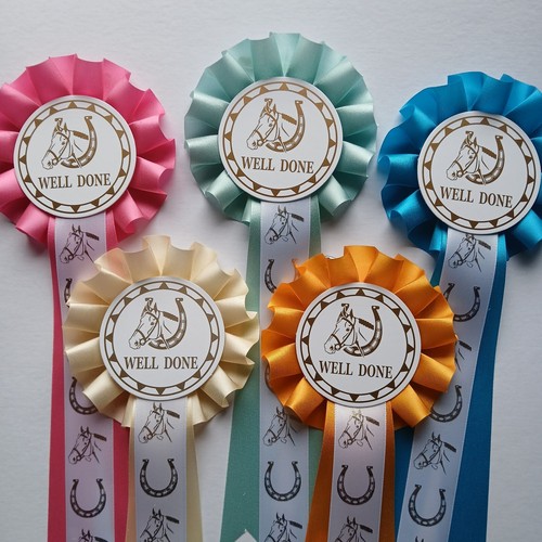 Horse rosettes well done - well, with