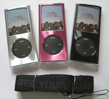 Gear4 IceBox Pro For iPod Nano 4th Gen.Brushed metal,Crystal case .Free postage