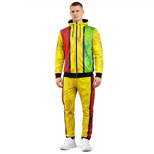 Mens rasta tracksuit set - mens, men