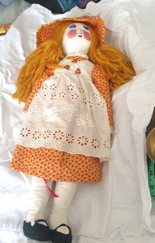 Vtg 80s 90s rag doll - 90s, 70s