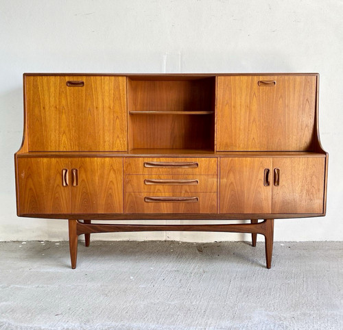 1960s solid teak plan - g,