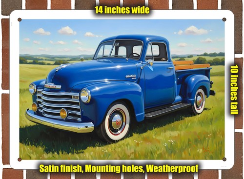 Metal sign 1949 chevrolet - sign,