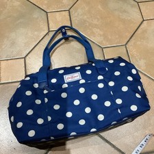 Large Cath Kidston polka dot  Weekend Travel Navy Blue Shoulder Bag work New 