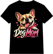 French Bulldog Dog Mom T Shirt
