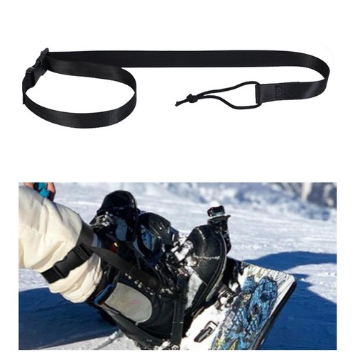 Snowboard leash adjustable - snowboard,